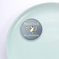 Spedizione Diretta di Badge Rotondi Personalizzati Stampati, Spille Personalizzate con Cartoni Animati, Citazioni Ispiratrici, Figure di Animali e Piante