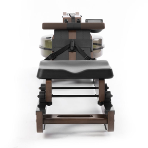 Equipo de gimnasio comercial Máquina de remo de resistencia al agua de madera plegable para entusiastas del fitness Nuevo ergómetro - Product Image 2