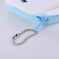 Peluche licorne porte-monnaie porte-clés portefeuille pendentif 3D poupée jouets mignon dessin animé licorne pièce sac de rangement Antl-Lost cadeau promotionnel