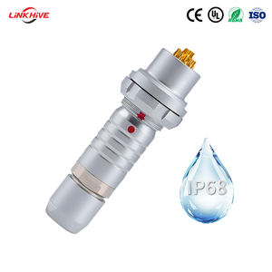 ขั้วต่อแบบกด-ดึงคุณภาพสูง ซีรีส์ C ขายตรงจากโรงงาน ปลั๊กตรง ขั้วต่อแบบกด-ดึงทรงกลม ล็อคอัตโนมัติ - Product Image 2