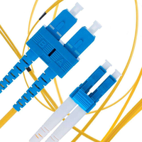 Harga Pabrik OEM ODM G657A1 12Core Bundle Kabel Serat Optik Pigtail SC/LC/FC/ST/APC/UPC Simplex 9/125 1.5M LSZH/PVC Jacket FTTH