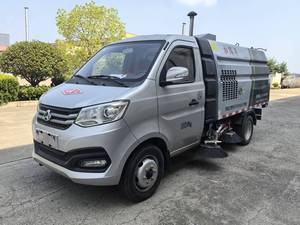 Camion <span class=keywords><strong>balayeuse</strong></span> routière d'<span class=keywords><strong>occasion</strong></span>, véhicule de balayage de rue usagé, camion de nettoyage sanitaire municipal - Product Image 2