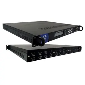 Ficador H.265 HEVC 24 in 1 H.264 IPTV 인코더 케이블 TV 디지털 ASI IP 인코더 COL5022F