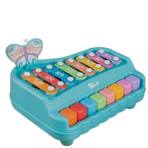 Xylophone en bois 2 en 1, instrument de percussion Orff avec touches en acier pour l'apprentissage musical précoce et le développement cognitif - Product Image 5