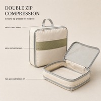 5 cubes de compression pour les essentiels de voyage, sacs organisateurs de bagages compressibles et extensibles de grande taille