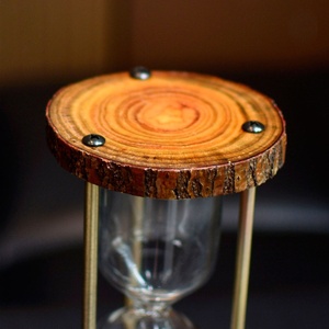 Sablier artisanal en forme <span class=keywords><strong>de</strong></span> souche d'arbre, rempli <span class=keywords><strong>de</strong></span> sable du désert, <span class=keywords><strong>pour</strong></span> le tourisme et les voyages - Product Image 3