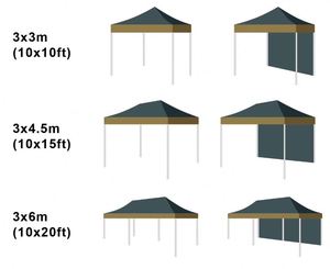 Carpa Plegable para Eventos, Impermeable, Gazebo para Exteriores, Impresión de Logotipo Personalizado para Promoción, Ferias Comerciales, Exposiciones y Publicidad - Product Image 4