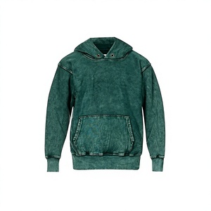 Sudadera con Capucha de Algodón Grueso, Corte Regular, Logotipo Personalizado, Diseño Sólido, Forro Polar, Temporada de Invierno, Bolsillo, Sin Cordones para Hombre - Product Image 1
