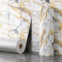 Papel Tapiz Autoadhesivo Ignífugo Contemporáneo, Papel Tapiz Decorativo Moderno para Interiores Comerciales y Escolares