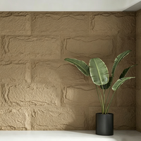 Panneaux muraux en pierre de champignon PU 600x1200mm 3D, installation facile, imperméables, ignifuges, résistants aux UV, pour salle de sport, salle de bain, intérieur/extérieur
