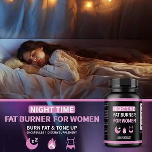 Cápsulas Quemagrasas Nocturnas para Mujeres, con Frijol Blanco, Café Verde y Melatonina, Apoyo para el Control de Peso, Marca Privada OEM, 60 Cápsulas - Product Image 4