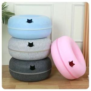 Natuurlijk Vilt Huisdierbed Voor Katten En Kleine Honden Milieuvriendelijk Grappig Zacht Comfortabel Kattentunnel Grotbedden Kattennest Dierbenodigdheden Binnenshuis - Product Image 6