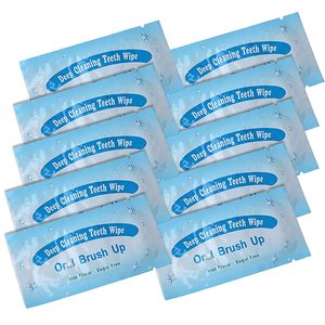 Dental Teeth Whitening Deep Cleaning Kit Oral Brush Finger Wipes Pre-Whitening Preparation Stain <b>Removal</b> Home Use Plastic <b>Box</b> - Product Image 5