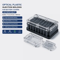 Moulage par injection optique de plastique à haute répétabilité pour couvercles de batteries avec analyse de moulerie et revue de processus