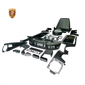 G Class W465 Upgrade to MSY Style Dry Carrosserie Kit pour <span class=keywords><strong>Mercedes</strong></span> Benz Pare-chocs avant Grille principale Capot moteur W465 Bodykit - Product Image 1
