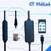 Vibrómetro portátil CTVibLab con entrada IEPE que recoge la señal de sonido de vibración Chengke CTVibLab IEPE