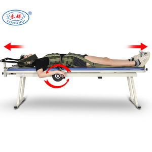 Lit de traction manuel Yonghui bleu pour la santé du cou et du dos, massage cervical et lombaire - Product Image 1