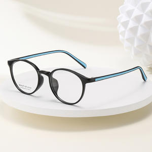 Lunettes optiques rondes Beauty Of Style pour femmes, monture noire, lentille Ac, Uv400, taille moyenne, Gtp At62602 - Product Image 4