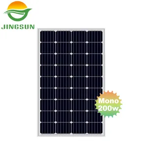 Jingsun 25 years Warranty 200W Small Solar Panel Fast Shipping 200 Watt Monocrystalline Solar Panel