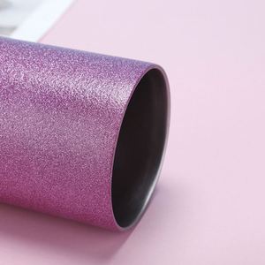 Gobelet isotherme droit et fin de 20 oz en acier inoxydable, à sublimation vierge, avec couvercle et paille, à revêtement pailleté - Product Image 2
