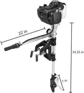 Air <span class=keywords><strong>de</strong></span> refroidissement à essence 4 course <span class=keywords><strong>petit</strong></span> hors-bord moteurs 1.5hp Offre Spéciale approprié pour 3m bateaux - Product Image 2