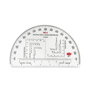 6 zoll ra halbkreis design Öffnungen zum befestigen von plotterband CYA kartenverläufer MP-1 - Product Image 1
