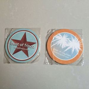 Custom Printed Hotel Disposable Cardboard Absorbent Pulp Board Paper Coffee Beer Coasters - Product Image 4
