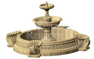 Molde cuadrado de fibra de vidrio para fuente de hormigón, producto de molde para paisajismo de gran tamaño - Product Image 4