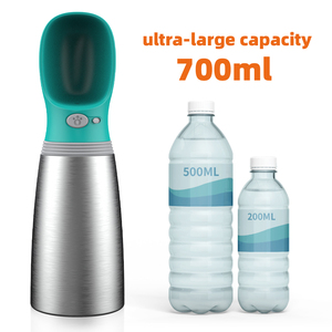 Nuevo Diseño 2026: Bebedero Portátil <span class=keywords><strong>de</strong></span> Acero Inoxidable 304 para Mascotas, Botella <span class=keywords><strong>de</strong></span> Agua Redonda para <span class=keywords><strong>Animales</strong></span> Pequeños, Bebedero <span class=keywords><strong>de</strong></span> Viaje Aislado <span class=keywords><strong>de</strong></span> Plástico para Perros - Product Image 4