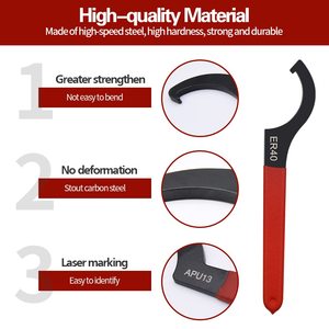 2/4/6/10 cái coilover cờ lê cờ lê thiết lập c-hình dạng cờ lê cờ lê sốc móc cờ lê công cụ - Product Image 2