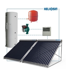 New Châu Âu Loại 200L Duy Nhất Cuộn Dây Chia Áp Lực Thép Màu Năng Lượng Mặt Trời Hệ Thống Máy Nước Nóng - Product Image 6