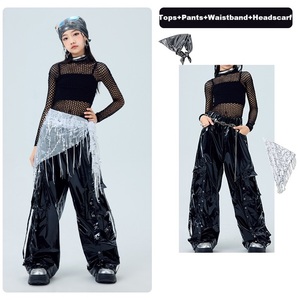Conjunto de Baile Personalizado <span class=keywords><strong>para</strong></span> Niñas, Día del Niño, Traje de Jazz Hip Hop <span class=keywords><strong>para</strong></span> Actuación en Escenario, <span class=keywords><strong>Ropa</strong></span> Urbana Estilo K-<span class=keywords><strong>POP</strong></span> - Product Image 6