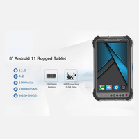 Tablette Android industrielle 8 pouces robuste, résistante aux chutes, IP67, 1000 nits, étanche, anti-poussière, écran multi-touch, tablette PC professionnelle