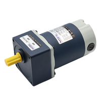 Moteur asynchrone monophasé SOBG 4D40-24GN-18S 24V 40W à montage sur panneau, rapport de vitesse 1:50, efficacité IE3