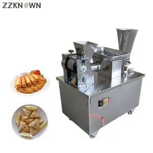 2024 4500pcs h Automatic Momo Ravioli Folding Large Pie Somosa Empanada Spring Roll Dumpling Samosa Make Machine