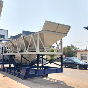 Facile da trasportare Mobile in calcestruzzo batch impianto di Batching per la vendita di betonaggio impianto di cemento Mobile per la vendita - Product Image 6