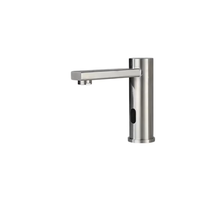 Robinet à capteur sans contact en céramique moderne avec eau chaude/froide pour salle de bain et chambre, monocommande en laiton, monotrou, à poser sur le plan.