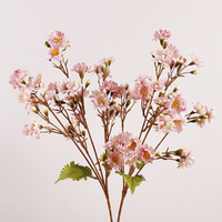 Fleurs roses en soie, fleurs artificielles, pivoine pour la décoration de mariage, bouquet de mariée, fleurs artificielles, arrangement floral artisanal