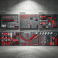 Kit d'outils de réparation automobile en acier au carbone personnalisé, 252 pièces, avec support OEM