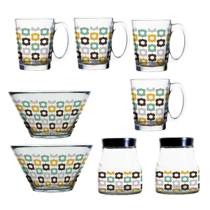 Bán buôn Châu Âu sáng tạo thủy tinh trái cây Bát hộ gia đình thủy tinh thực phẩm bát salad đặt cho nhà khách sạn nhà hàng - Product Image 1