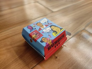 Portable Bio-Degradable Square Kraft Paper Container with Handle Offset Printing for Sushi Noodles Food Use - Product Image 2