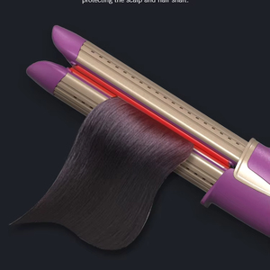 Beau <span class=keywords><strong>fer</strong></span> <span class=keywords><strong>à</strong></span> friser multifonctionnel 2 en 1 <span class=keywords><strong>fer</strong></span> <span class=keywords><strong>à</strong></span> friser et lisseur filaires <span class=keywords><strong>à</strong></span> température réglable - Product Image 4