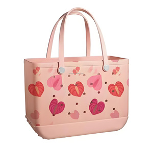 Bolsa de Hombro de Playa de EVA, Estilo <span class=keywords><strong>OBag</strong></span>, Resistente al Desgaste, Color Sólido, Personalizable con Correa de Mano, para Compras, Gimnasio y Deportes, Venta al Por Mayor - Product Image 2