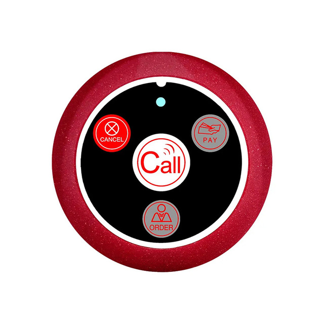 CYT13 433MHz Wireless Cafe Spar Club Restaurant Waiter Four-key 4 Button Transmitter Call Button