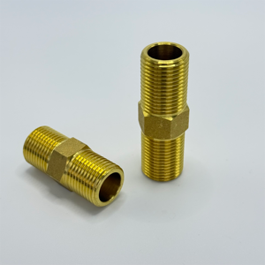 Hexagone en laiton haute pression Long <span class=keywords><strong>BSPP</strong></span>/G filetage mâle raccords de mamelon longs plomberie pour l'application de gaz d'huile d'eau - Product Image 4