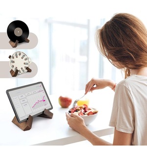 Présentoir de menu multifonctionnel et support de livres en pin Addreen, design champêtre français, écologique et durable, pour restaurant, maison, cuisine, bureau - Product Image 4