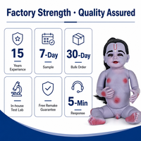 Poupée Bébé Reborn Personnalisée en Silicone Intégral, Peinte à la Main, Réaliste, Toucher Doux, Nouveau-né, Vente en Gros OEM