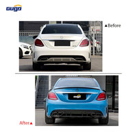Pièces Automobiles GUGO W205 pour MERCEDES-BENZ Classe C W205 2015-2021 Kit Carrosserie Amélioré Sport Pare-chocs Avant Accessoires Auto vers C63 AMG