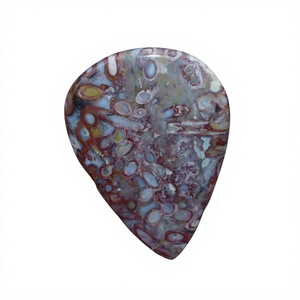 Cabochon en Jaspe Léopard de Qualité AAA+ Forme Poire Couleur Naturelle Vente en Gros pour Fabrication de Bijoux FAIJAN GEMS - Product Image 1