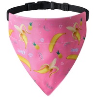 Tanpopo Sublimation Personnalisé En Gros D'été Polyester Tissu Chien Collier Bandana Foulards Chats Animaux Accessoires